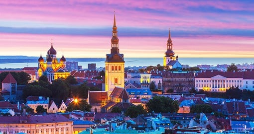 Tallinn - typically the starting point for all Estonia tours.