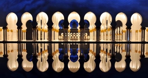 The stunning architecture of Shaikh Sayed mosque